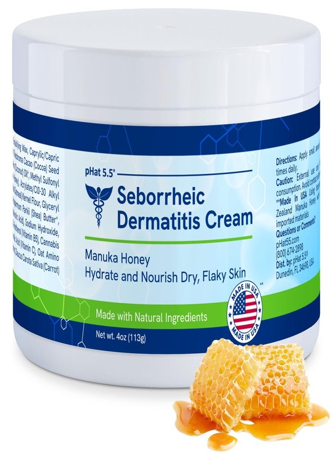 pHat 5.5 Itch Cream for Itchy Skin Relief - Moisturizing Cream & Face Lotion for Women - Redness Relief for Face & Body - For Dry Skin & Itchy Scalp - Anti Itch Lotion (4oz) - Image 1